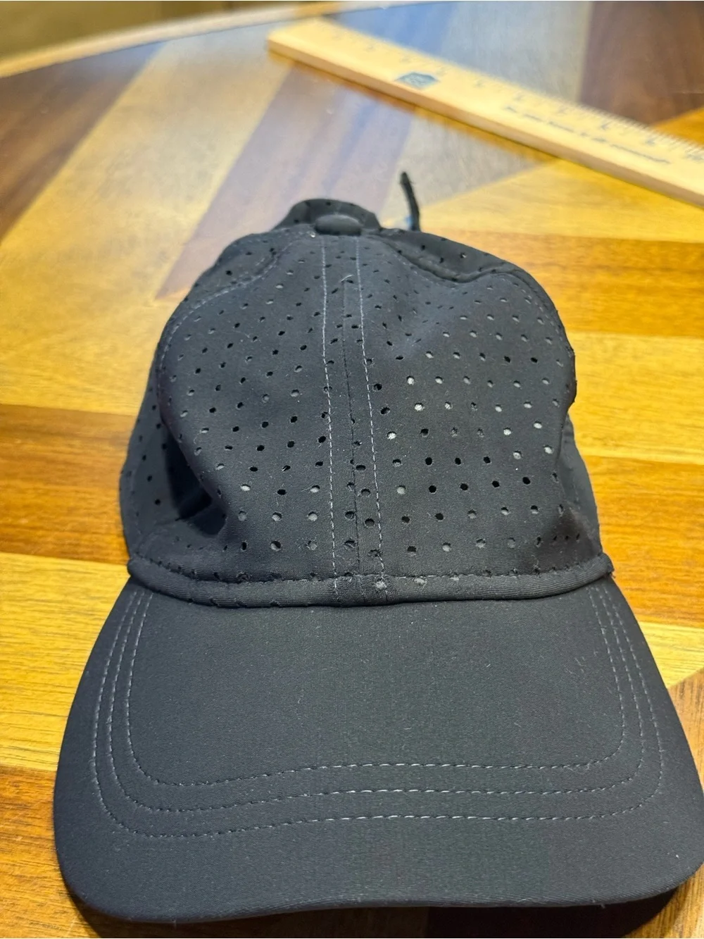 lululemon athletica Black Perforated Performance Cap